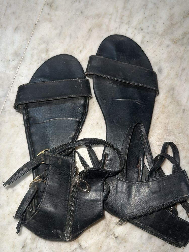 Black Sandals