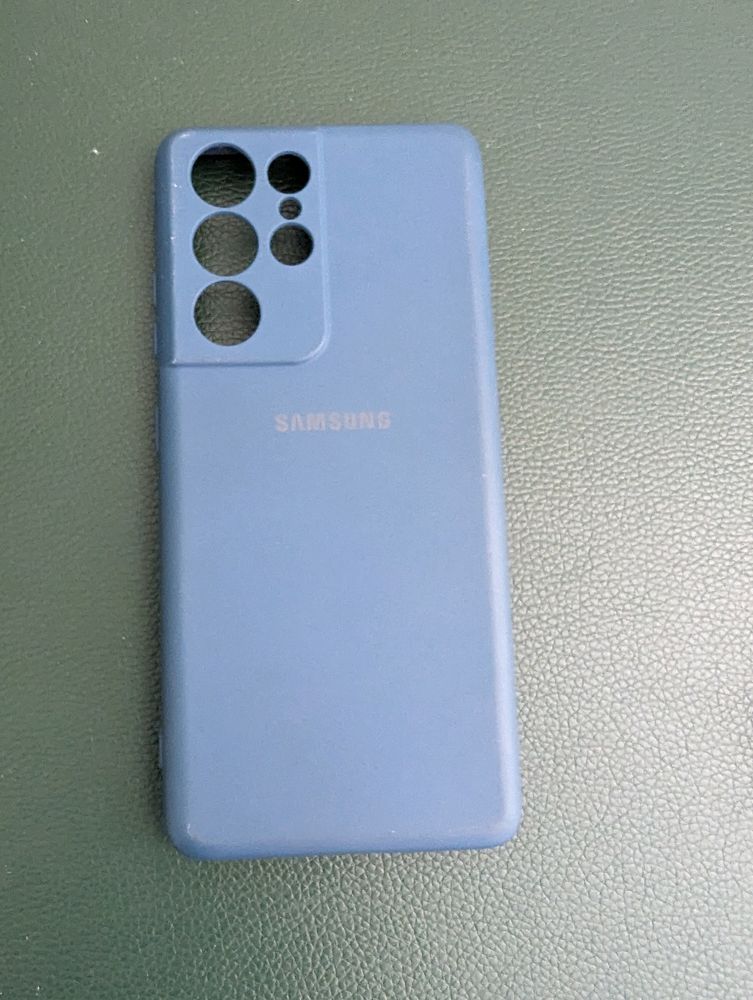 S21 Ultra Samsung Case Silicon Blue