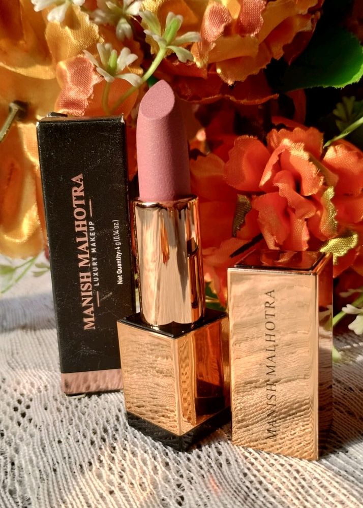 Manish Malhotra Powder Matte Lipstick- Mauve Shade