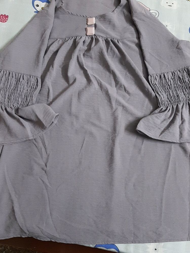 Grey Tunic Top