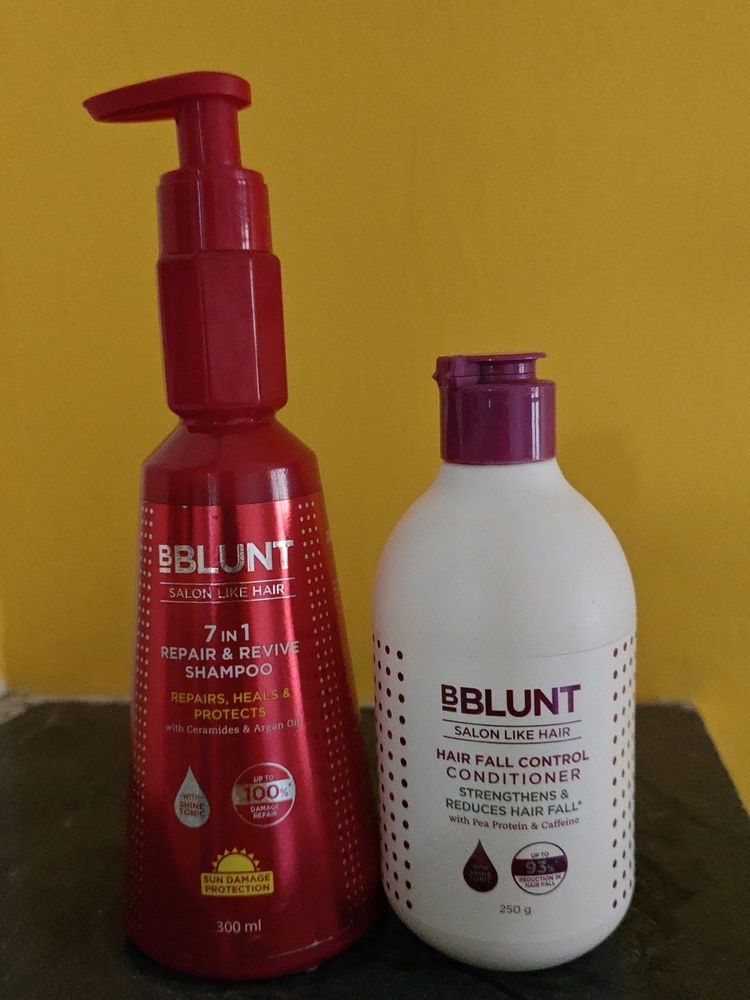 Bblunt Anti Hairfall Shampoo And Conditioner