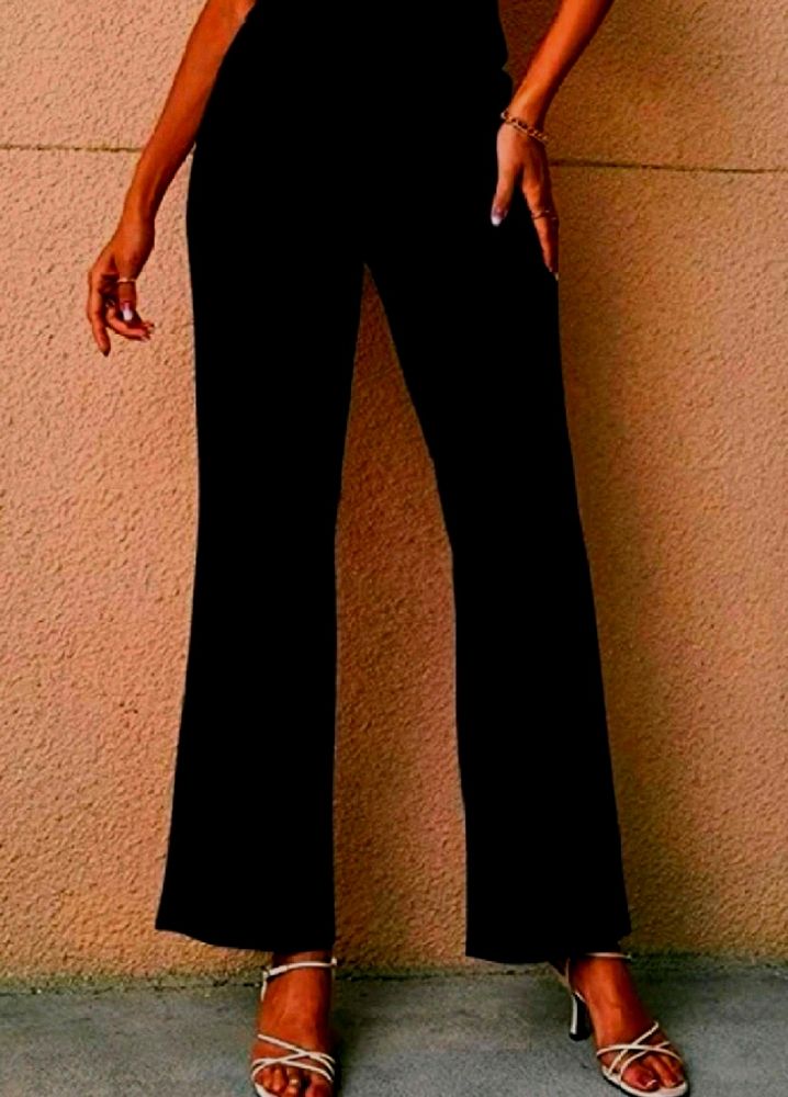 Black Bootcut Trousers/👖 Pants