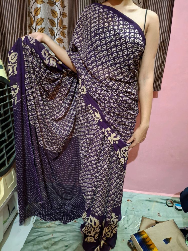 PURPLE SAREE