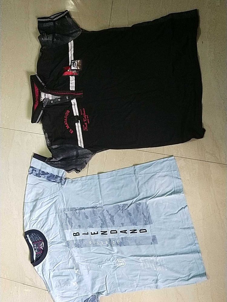 Combo 2 men  T-shirts In Good Condition