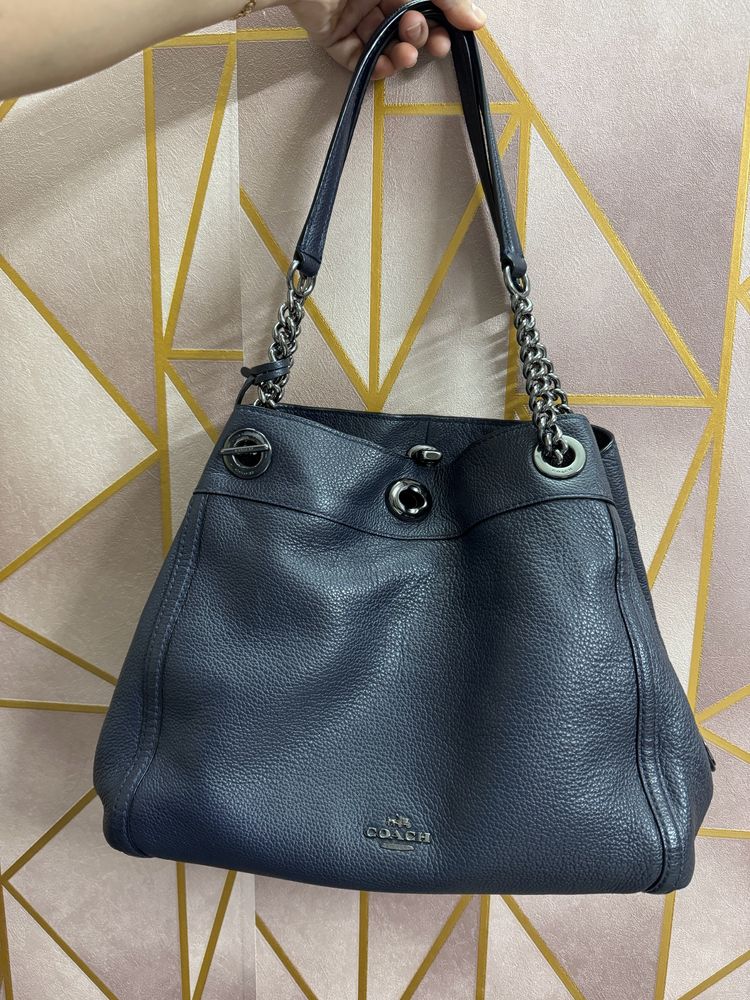 Coach Edie Turnlock Shoulder Bag