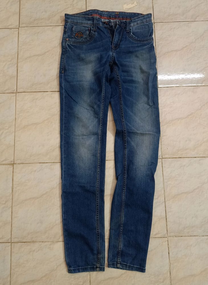 men's dark blue  jeans