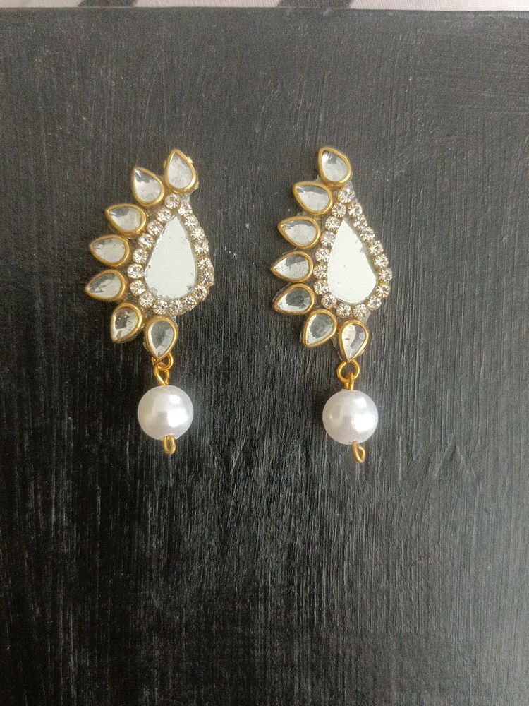 Handmade Kundan Earrings