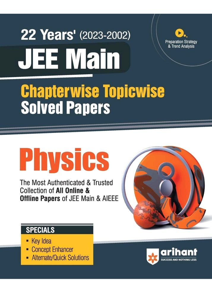 Arihant Jee Mains Solved PYQ Physics