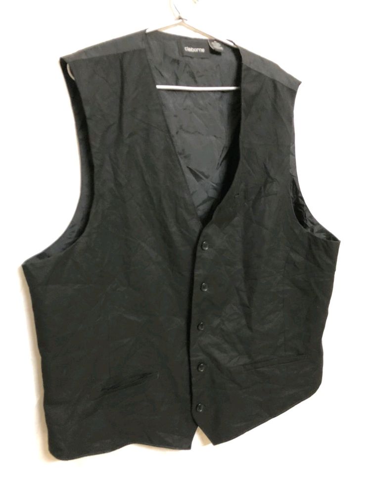 Claborne Black Vest