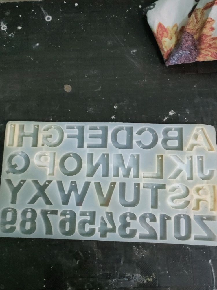 Alphabet Silicon Mould