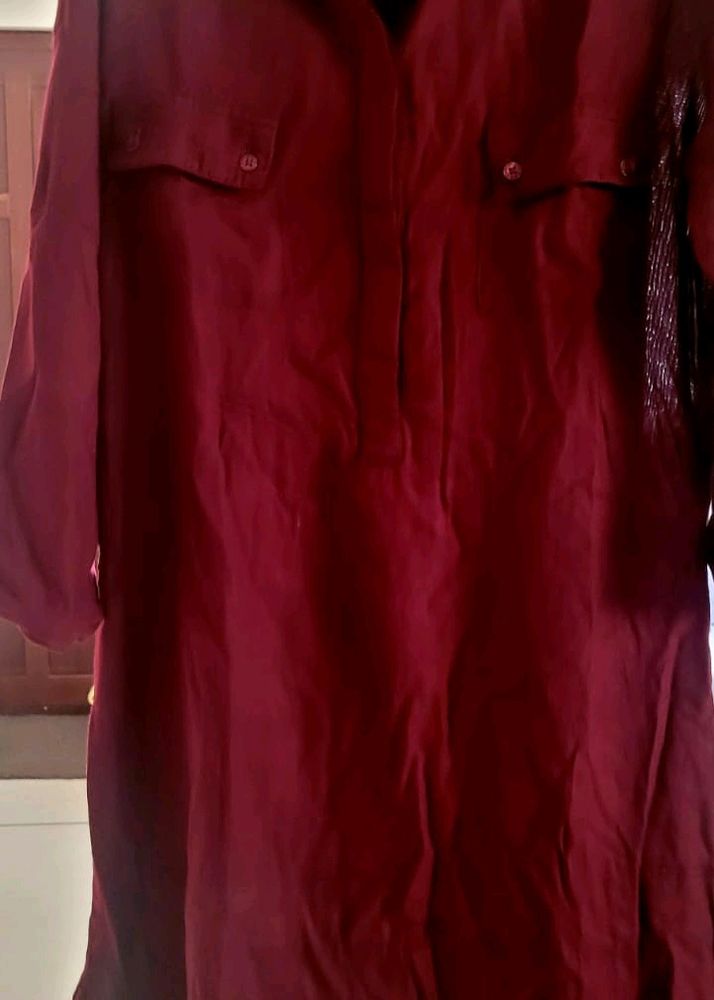 Maroon Lee Cooper Shirt