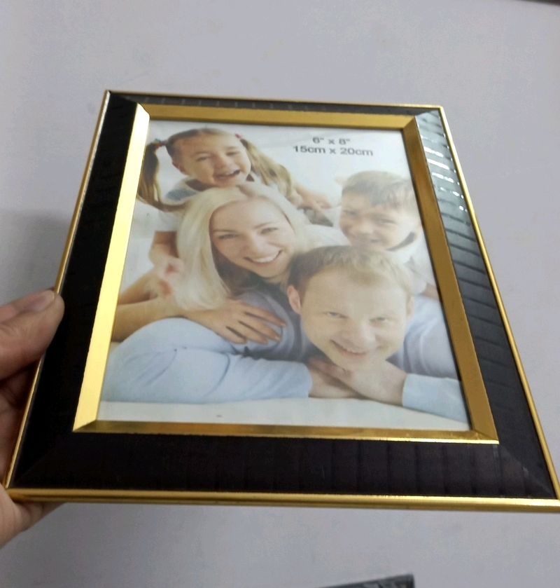 Brown Golden Photo Frame