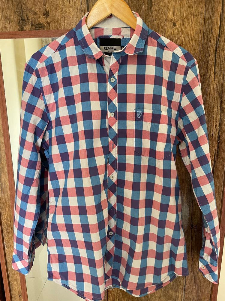 Check Shirt Cotton For Men