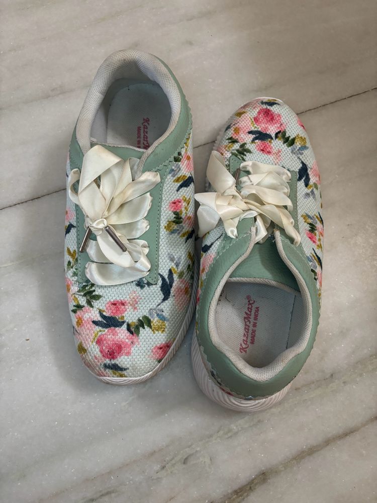 Floral Sports Shoes