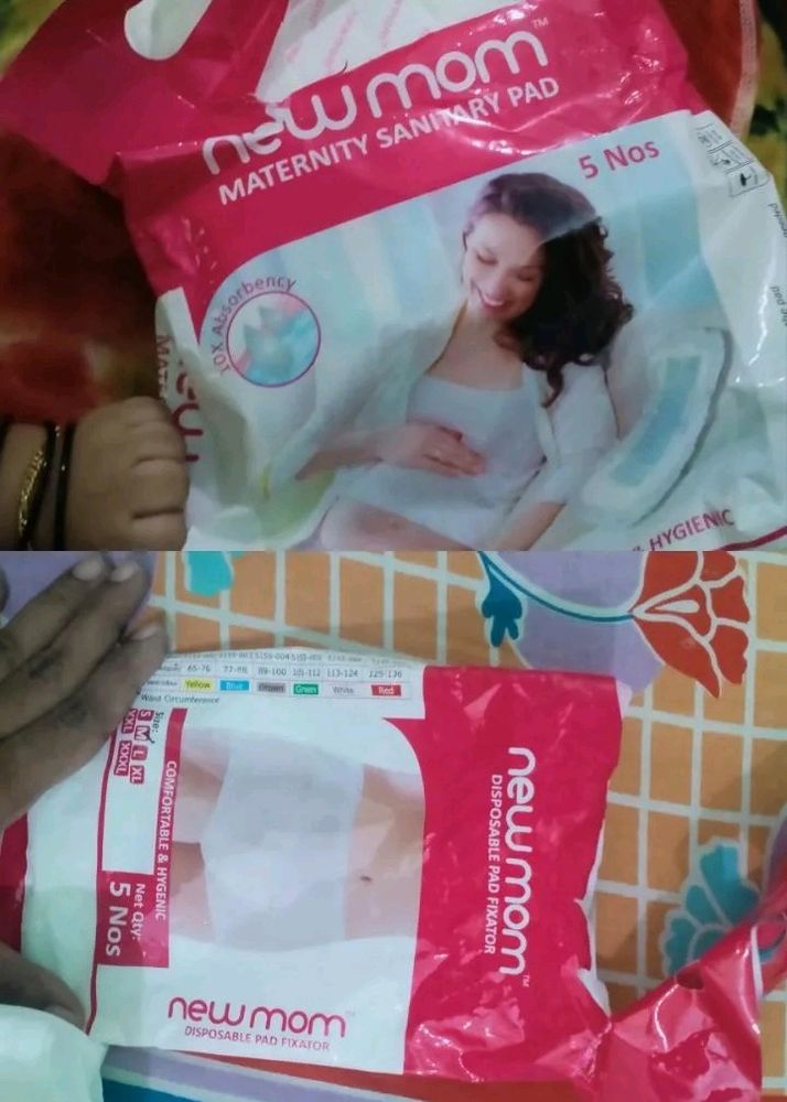 Combo Of Maternity Pad And Fixator