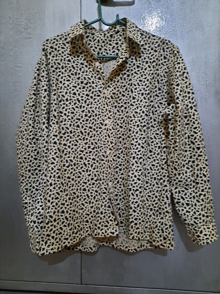 Unused New Animal Print Tailor Stitched