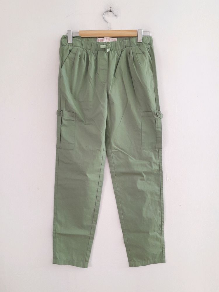 Mint Green Cargo Pant (Girls )