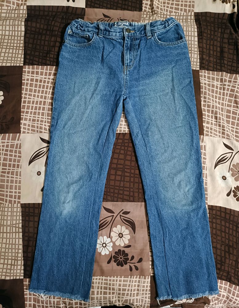 Blue Straight Jeans For Women