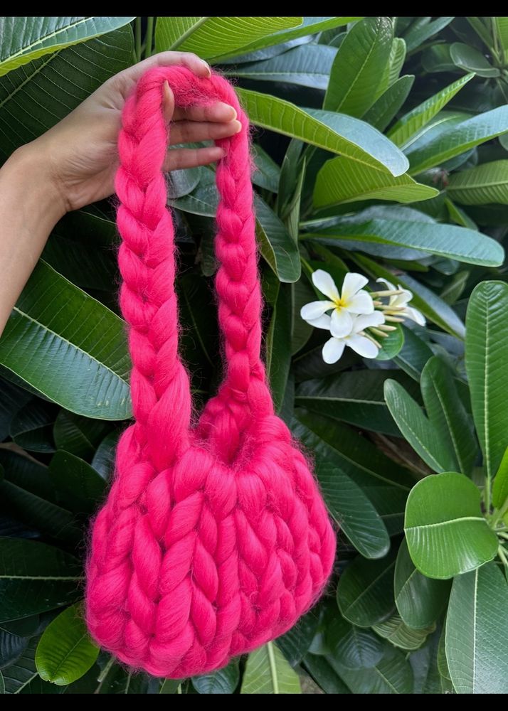 Cherry Red 🍒Handmade Sling Bag