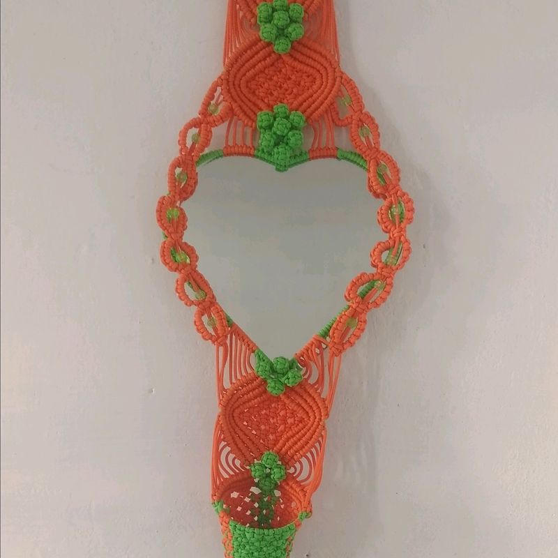 macrame mirror wall hanging