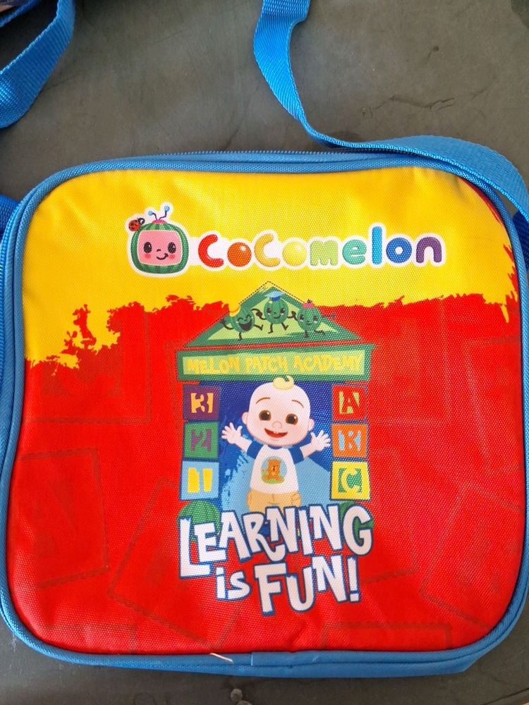 Lunch Bag Cocomelon Blue Brand New Kids