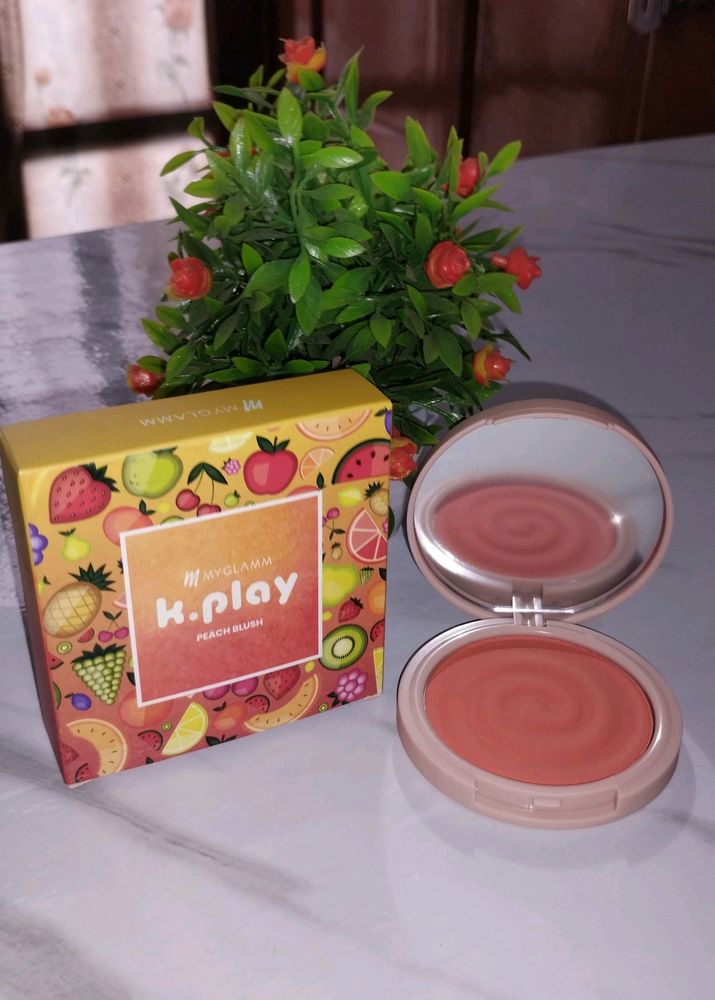 Myglamm K.Play Flavoured Blush - Sweet Peach