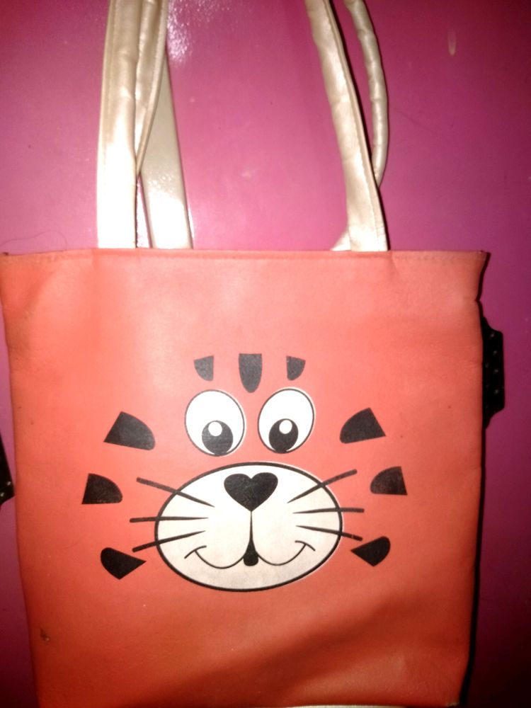 Handbag Light Orange Colour