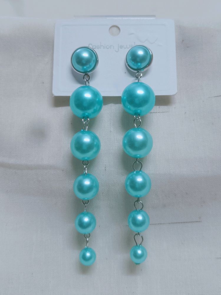 Brand New Long Pearl Earrings