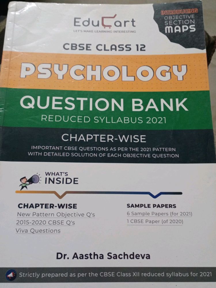 Psychology Class 12 Book