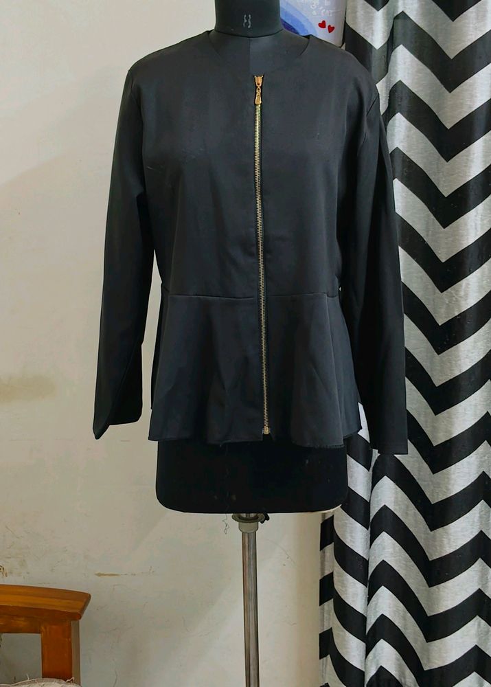 Peplum Style Jacket For Plus Size (Not Thick)