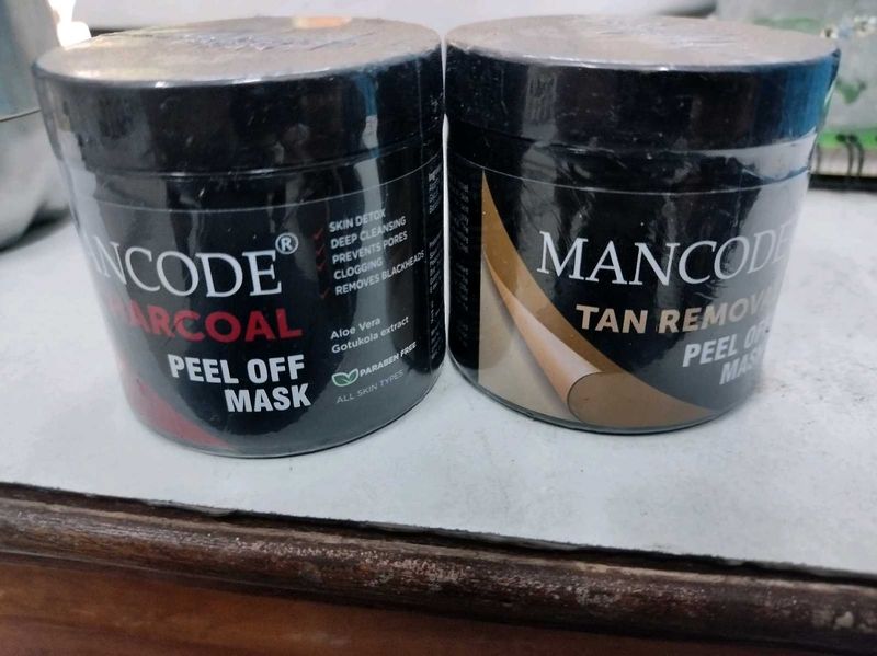 Combo Of Charcoal Peeloff Mask And Tan Removal