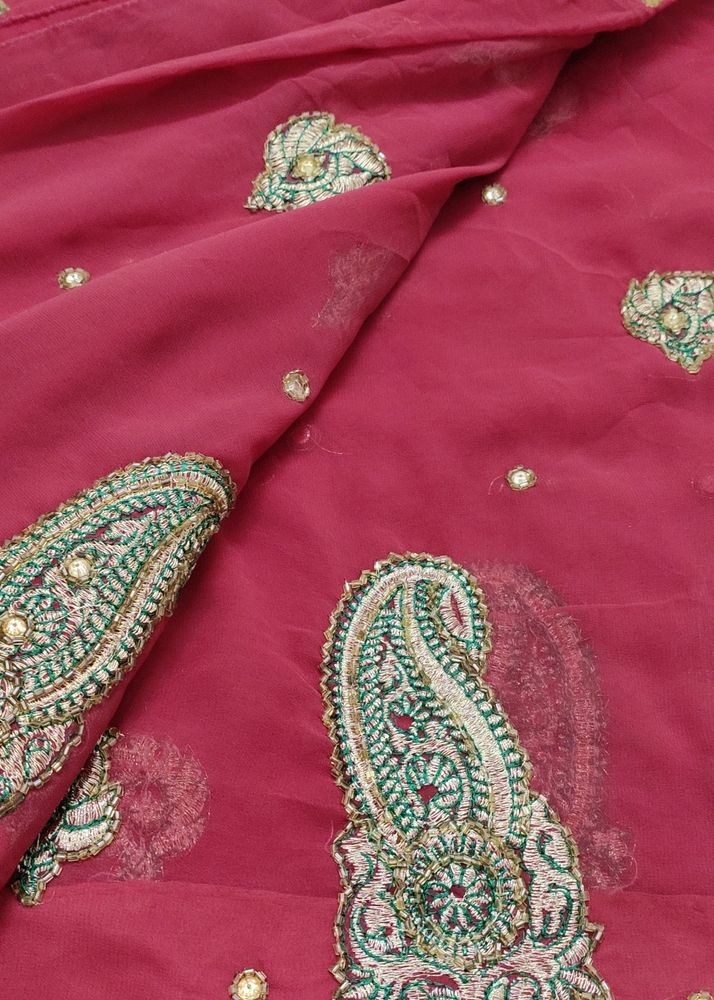 Rust Colour Saree