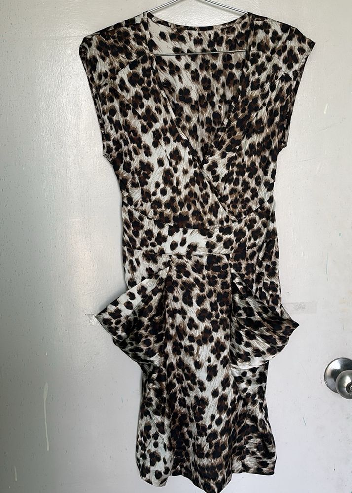 VOV ANIMAL PRINT ELEGANT DRESS