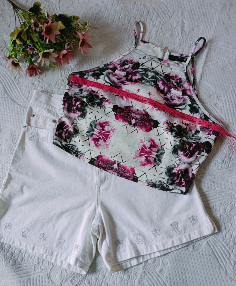 Beutiful Floral Print Tank Top