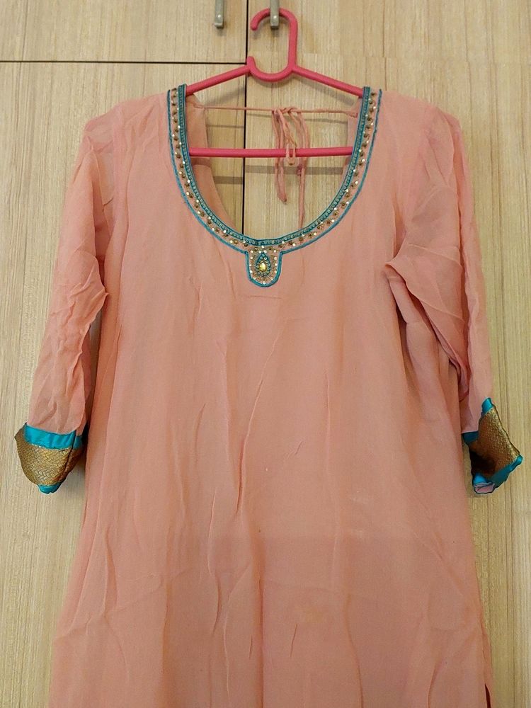 Beautiful Long Kurti With Dupatta