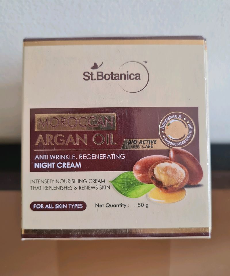 ST.BOTANICA - ARGAN OIL NIGHT CREAM