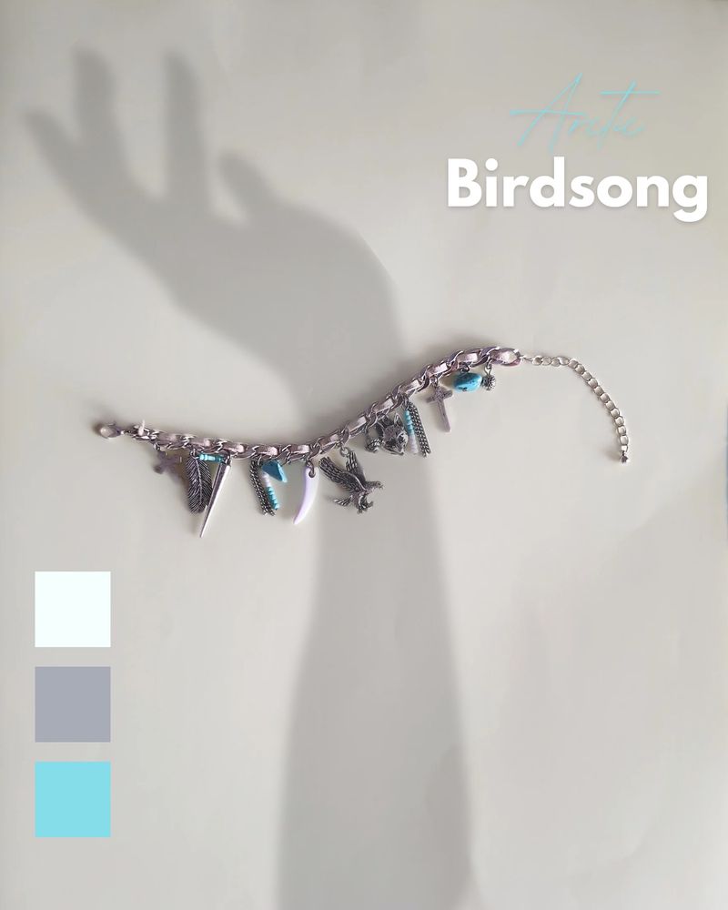 Imported Charm Bracelet: Arctic Birdsong