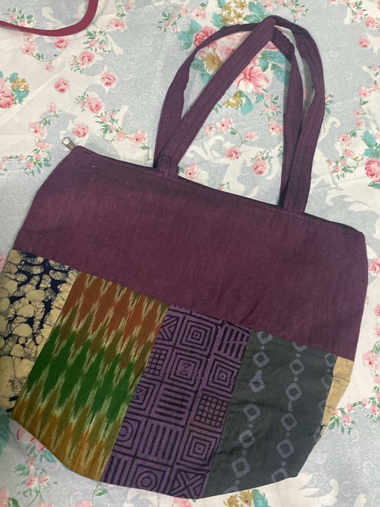 Bag To Match With Cotton Saree