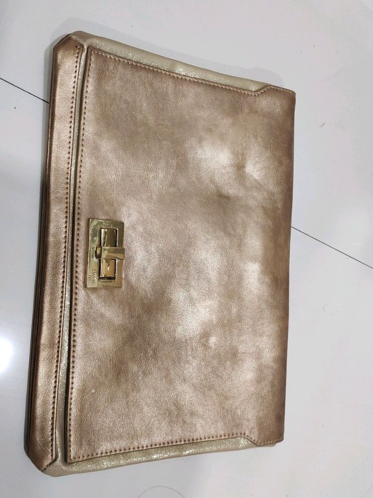 Baggit Golden Brown Clutch