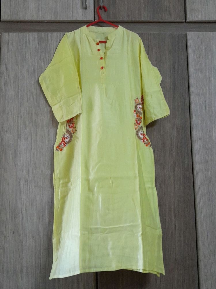 Kurta With Pockets Both Sides 44 Bust