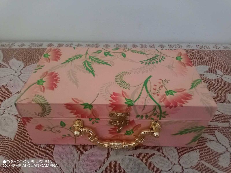 Pink Colour Multipurpose Cardboard Storage Box