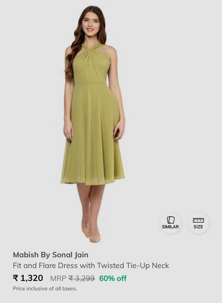 Sonal Dress& Get H&M Chain Free