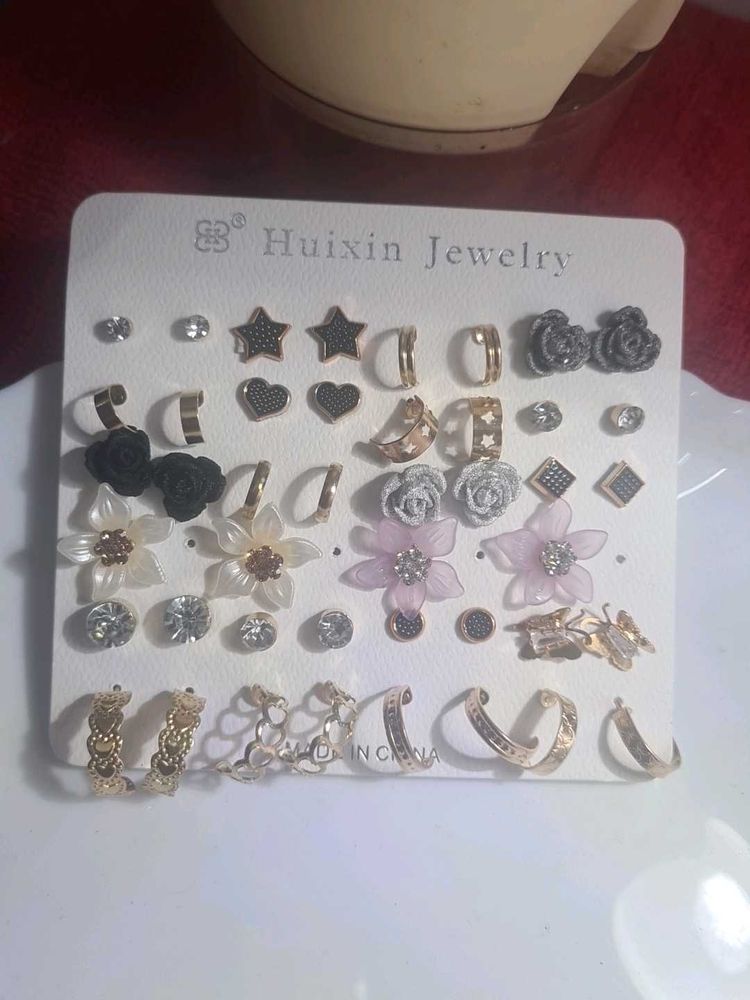 Pack Of 24 Earrings Set