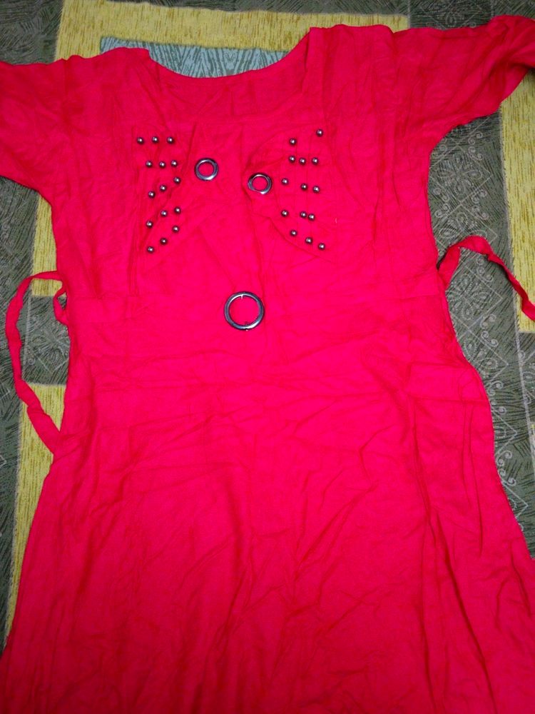 Red Stylish Kurti