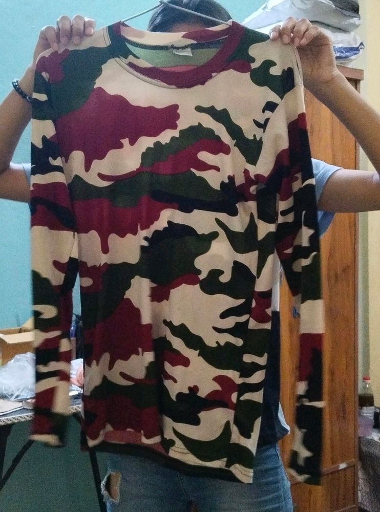 Army Print Comfortable Tshirt