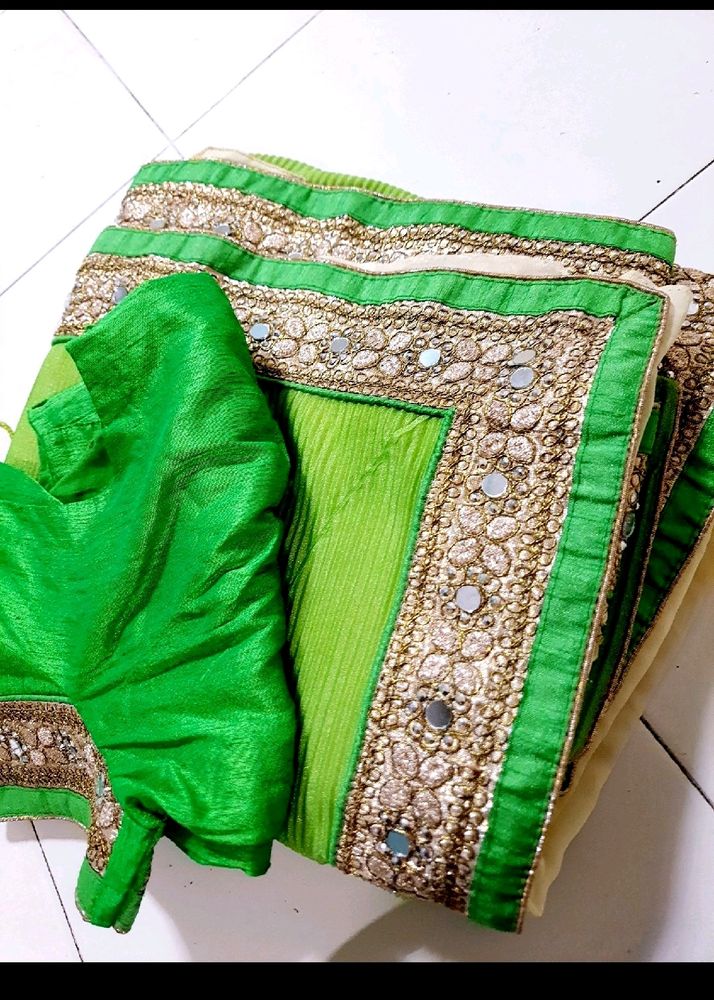 Women Embrodary Saree