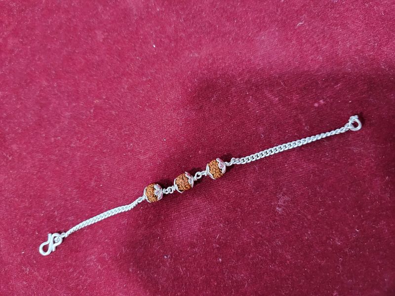 Silver Rudraaksh Bracelet