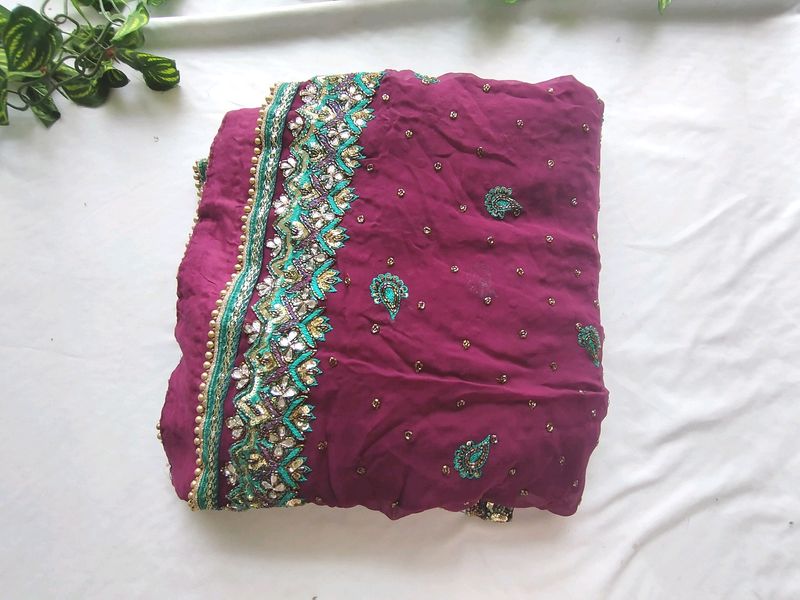 Purple Saree (Women's)