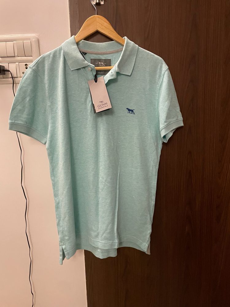 Mint Colour Polo T-shirt - With Tags (size Small)