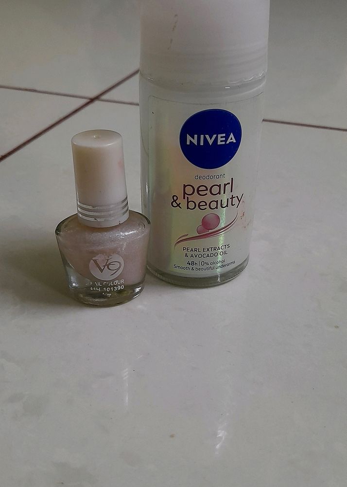 Nivea Rollon And Glittery Nail Paint Free